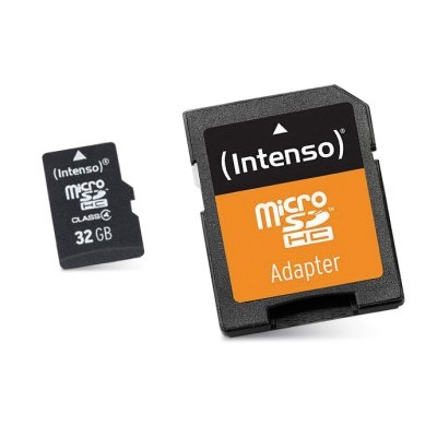Intenso 3413480 Micro SD clase 10 32GB c/adapt