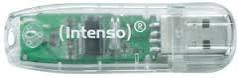 Memoria USB 32GB -Intenso- Rainbow Line Transparent